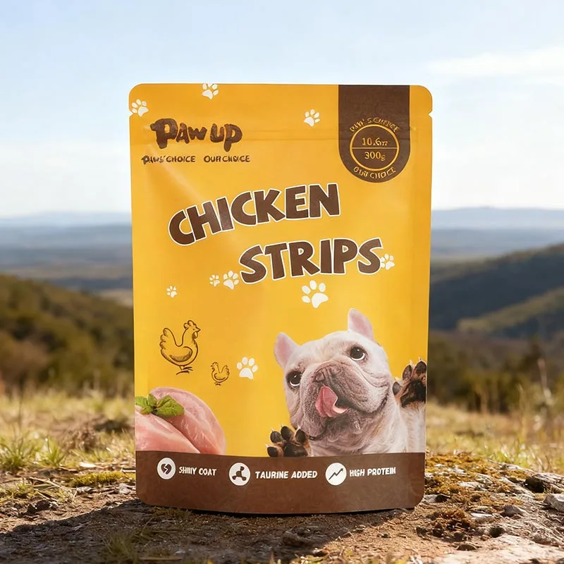 أكياس طعام القطط الورقية من ورق الكرافت الصديقة للبيئة