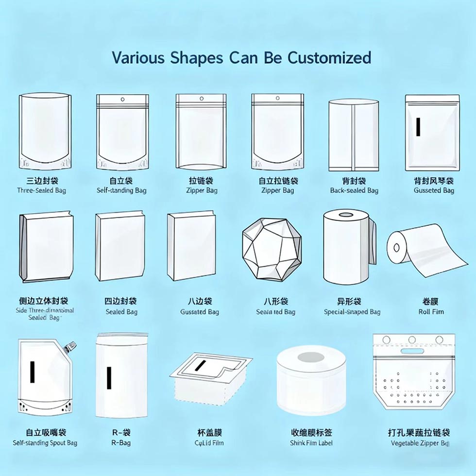 Eco-friendly kraft paper coffee packaging bags